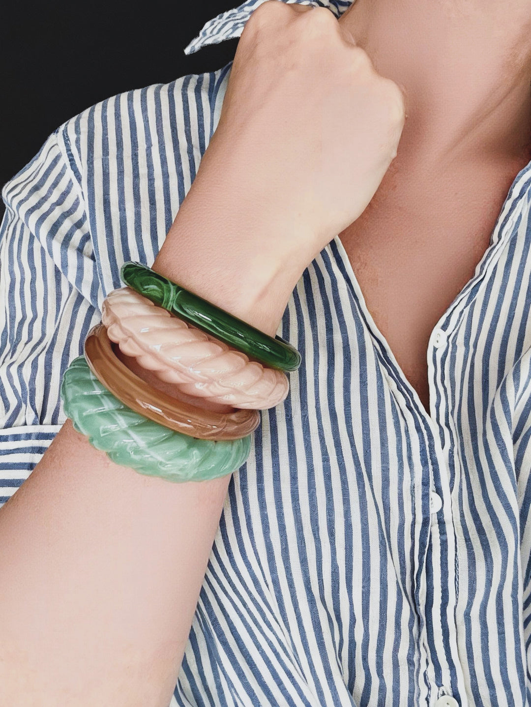 Groene Blush Armbanden