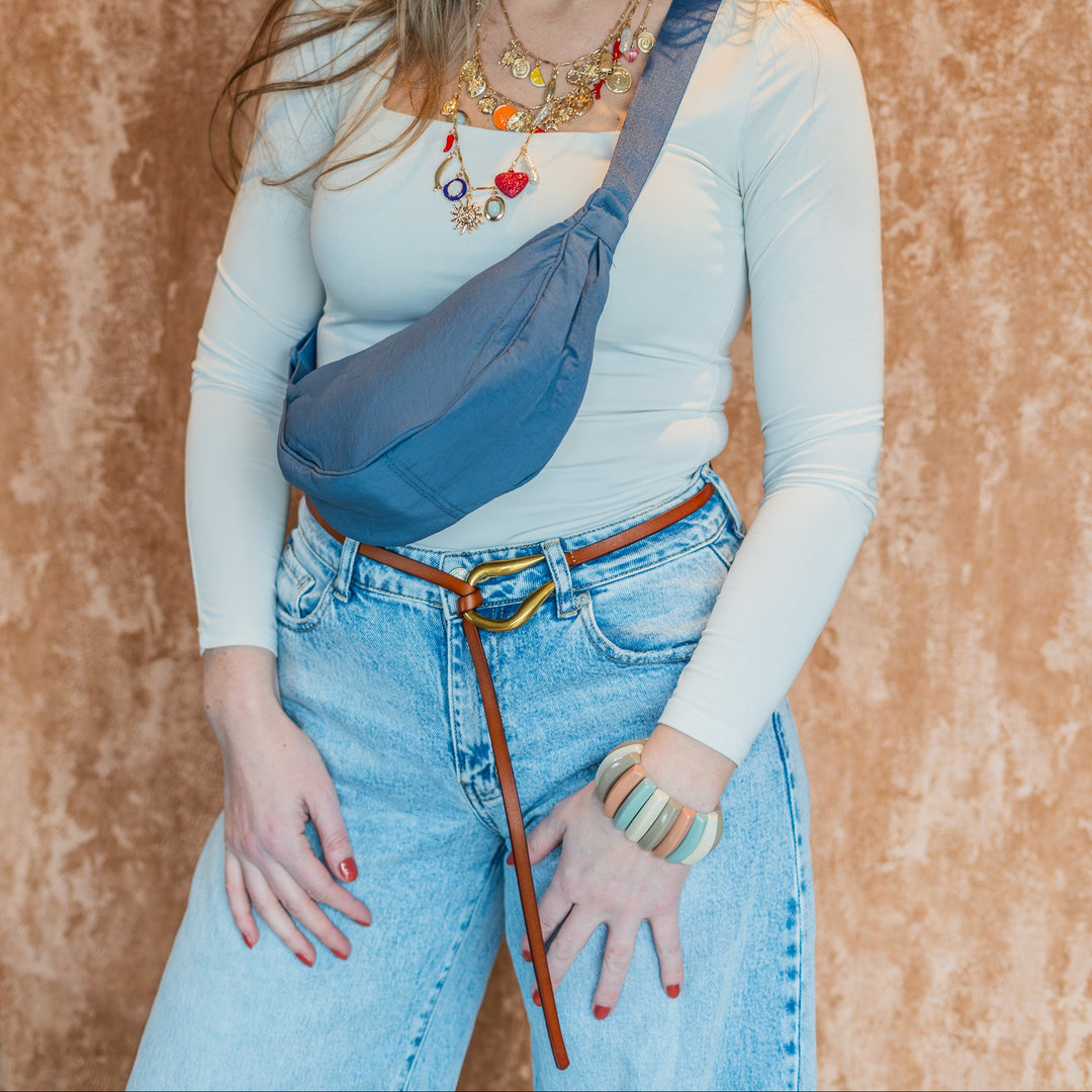 Elegant Cowhide Tailleriem