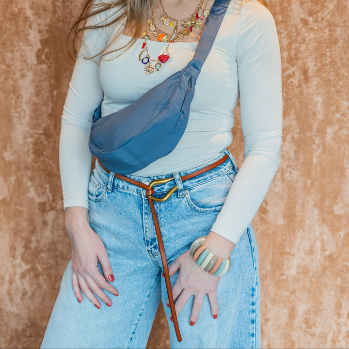 Elegant Cowhide Tailleriem