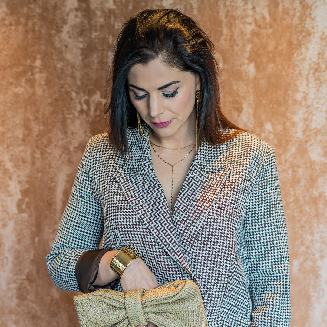 Gold Cuff Wave Armband – 18k Verguld