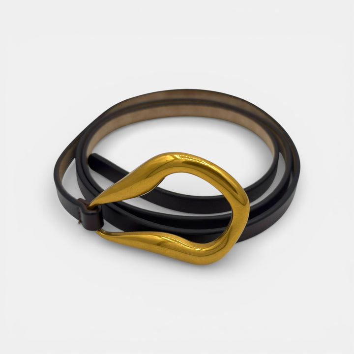 Elegant Cowhide Tailleriem