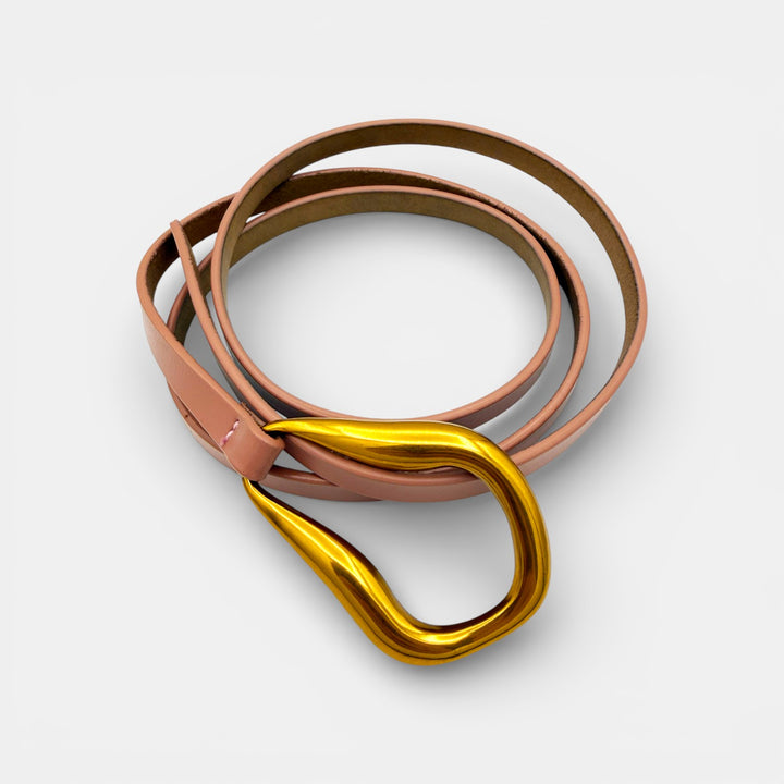 Elegant Cowhide Tailleriem