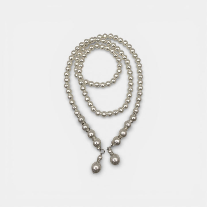 Silver Sweet Pearl Stretch Tailleriem