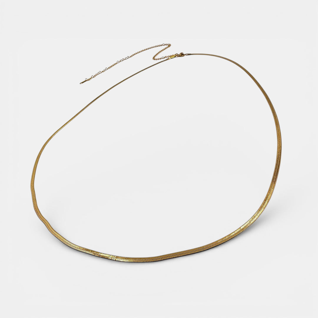 Boho Beach Layered Buikketting – 18k Verguld