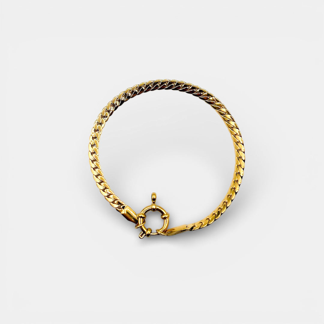 Snake Chain Armband – 18k Verguld