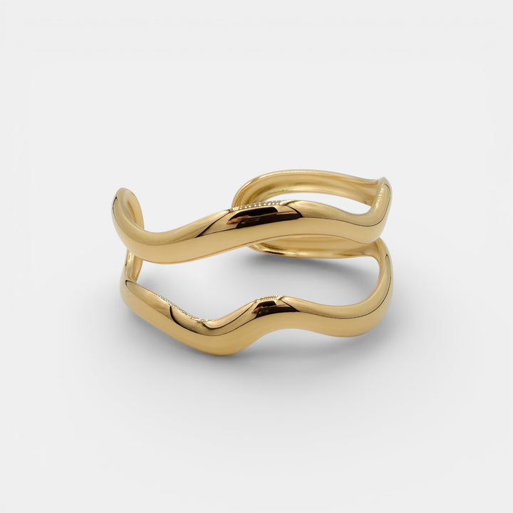 Wave Armband – 18k Goud Verguld