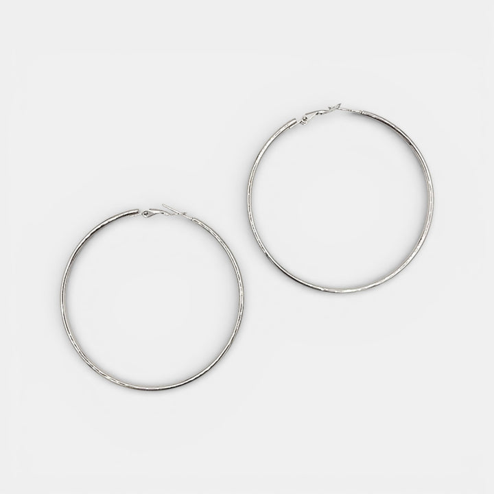Grote Hoops Oorbellen - Zilver