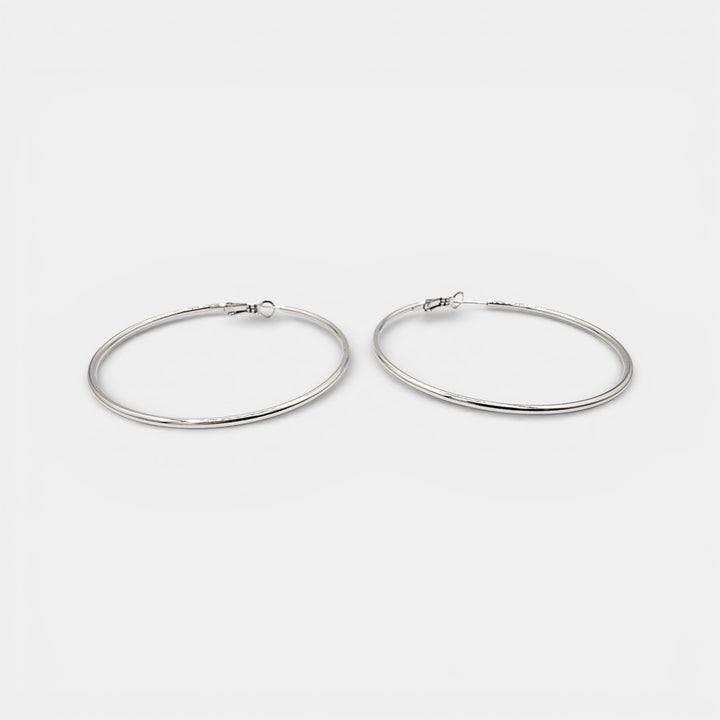 Grote Hoops Oorbellen - Zilver