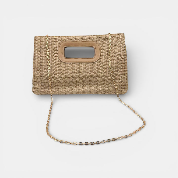 Retro Woven Crossbody Handtas