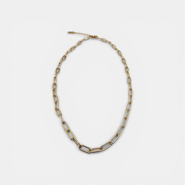 Classic Link Chain Ketting – 18k Verguld