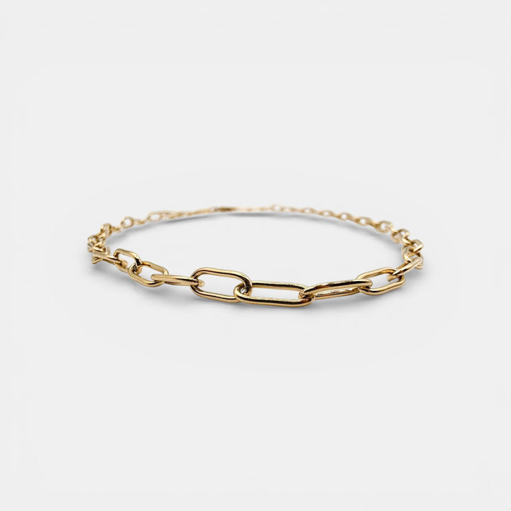 Classic Link Chain Ketting – 18k Verguld