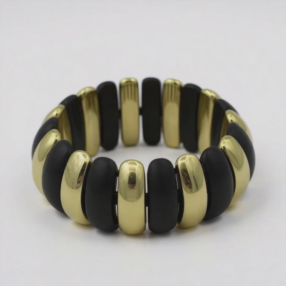 Midnight Gold Armband