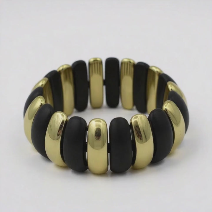Midnight Gold Armband