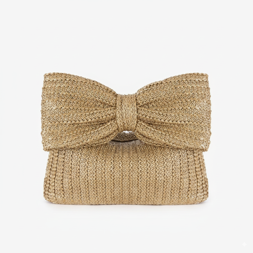 Handtas Bow Clutch